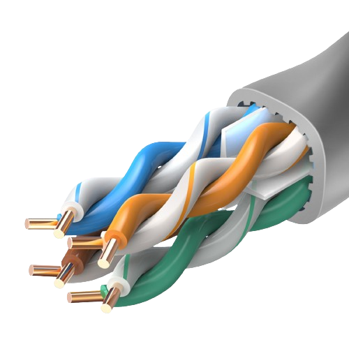 F/UTP 4 PAIRES 100 OHMS CAT6 PE NOIR EXT F4P6PE10 - CableXpertise